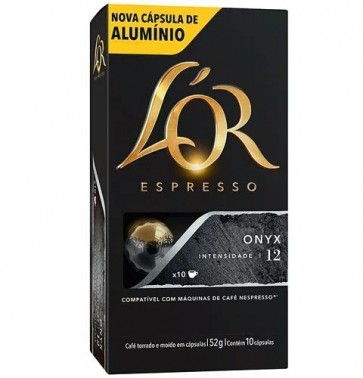 Cápsulas café Lór Espresso Onyx 10 und