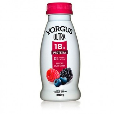 Iogurte Yorgus Ultra 18g Proteina Frutas Silvestres 300g