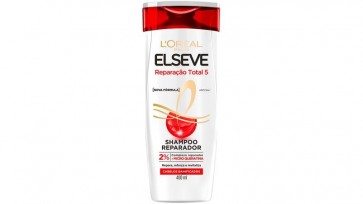 Shampoo Elseve L'Oréal Reparação Total 5 Para Cabelos Danificados 400ml