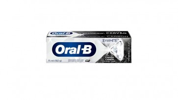 Creme Dental Oral-B 3D White Mineral Clean Carvão Carbón 102g