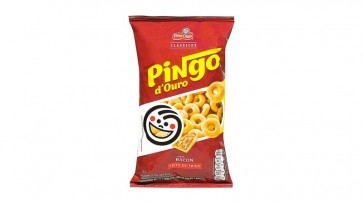 Salgadinho Elma Chips Pingo d'Ouro Bacon 120g