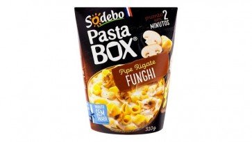 Pasta Box Pipe Rigate Funghi Sodebo 310g
