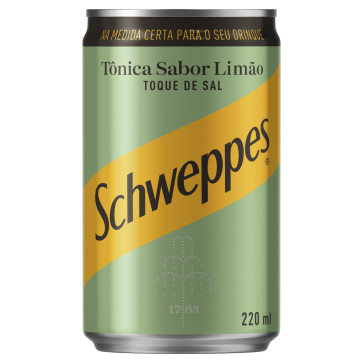 Água Tônica Schweppes Limão 220ml