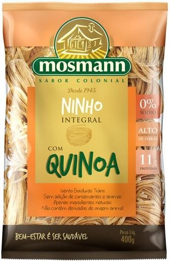 Massa Ninho Integral com Quinoa Mosmann 400g