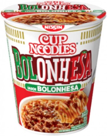 Cup Noodles Nissin Sabor bolonhesa 68g