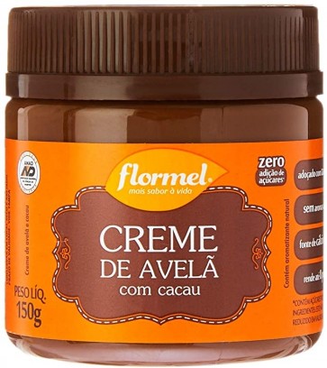 Creme de Avelã c/ Cacau Zero Flormel 150g