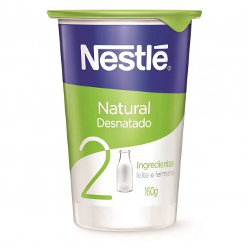 Iogurte Desnatado Natural Nestlé - 160g