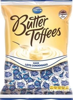 Bala Butter Toffees Leite Condensado Arcor 100g