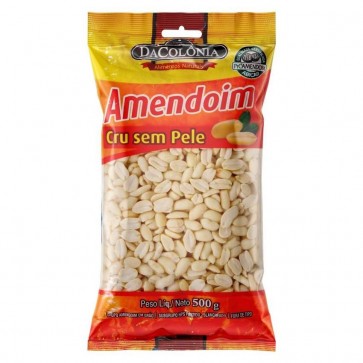 Amendoim Cru S/Pele Da Colônia 500g