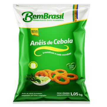 Anéis de Cebola Bem Brasil Empanado  1.05kg