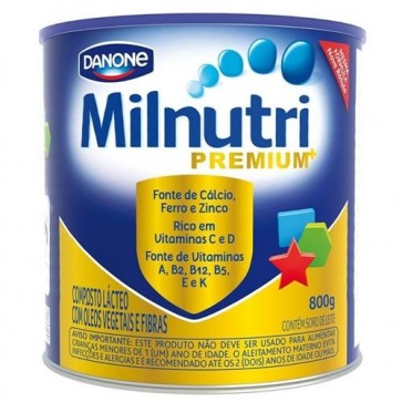 Leite em Pó Danone Milnutri Premium 800g
