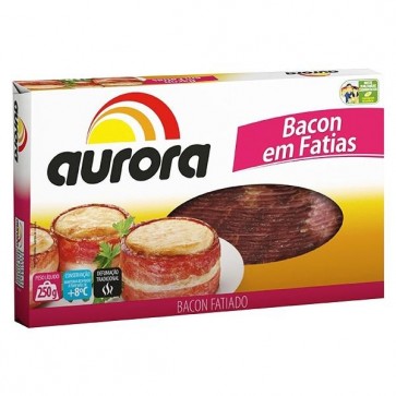 Bacon em Fatias Aurora 250g
