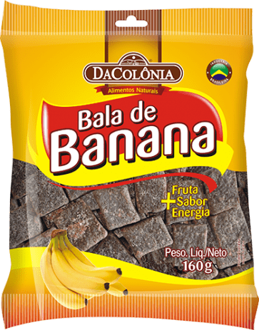 Bala de Banana Da Colônia 160g'