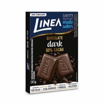 Chocolate Linea Zero Açúcar Dark 50% Cacau 30g