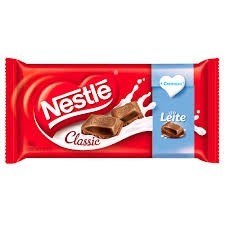 Barra Chocolate ao leite Nestlé Classic 100g