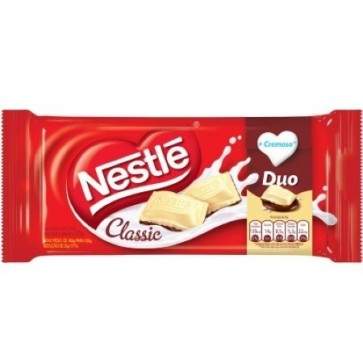 Barra de Chocolate Duo Classic Nestlé 125g