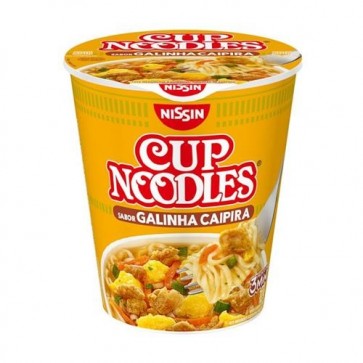 Cup Noodles Nissin Sabor Galinha Caipira 72g