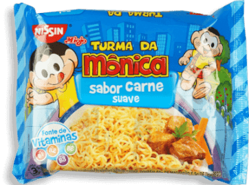 Macarrão Nissin Miojo Carne Turma da Mônica 85g