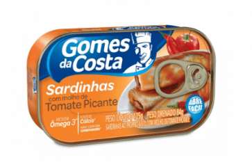 Sardinha Gomes da Costa Com Tomate Picante 125g