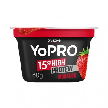 Iogurte Danone Yopro 15g High Protein Morango 160g