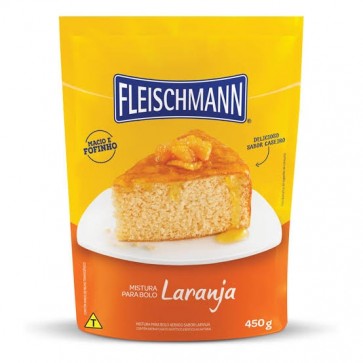 Mistura para bolo de Laranja Fleischmann 390g