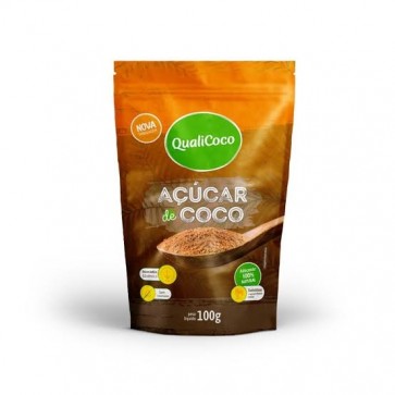 Açúcar de Coco Qualicoco Sachê 100g
