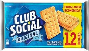 Biscoito Club Social Original 288g (Embalagem Economica) 