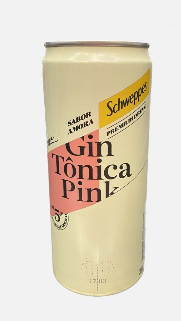 Schweppes Premium Drink Gin Tônica Pink 310ml