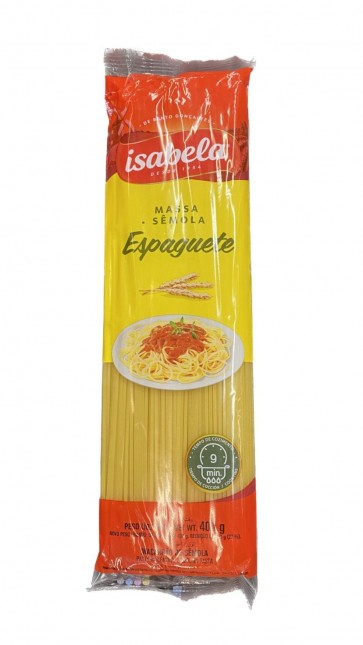 Massa Sêmola Espaguete Isabela 400g