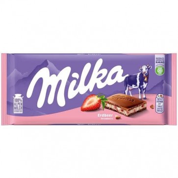 Chocolate Milka Strawberry 100g 