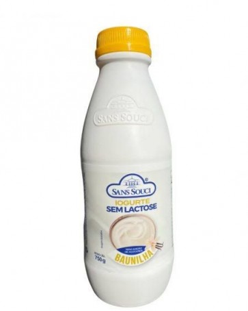 Iogurte Sans Souci Zero Lactose Baunilha 750g 