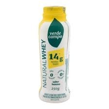 Iogurte Whey Natural Banana Verde Campo 250g