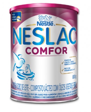 Leite em Pó Neslac Comfor Nestle 800g