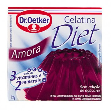 Gelatina Oetker Diet Amora 12 g