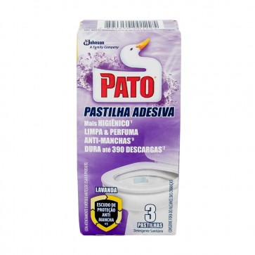 Pastilha Adesiva Pato Lavanda com 3 unidades