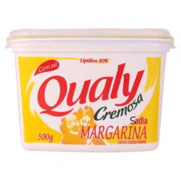 Margarina Cremosa Qualy com sal 500g
