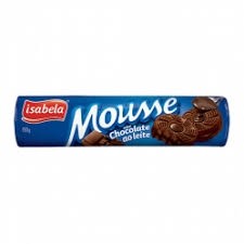 Biscoito Recheado Chocolate ao Leite Mousse Isabela 130g
