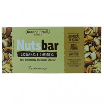 Barra de Cereal Sementes/Castanhas Nuts Bar 50g