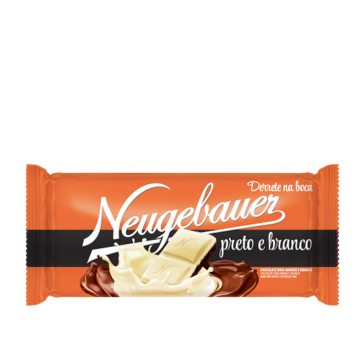 Chocolate em Barra Preto e Branco Neugebauer 90g