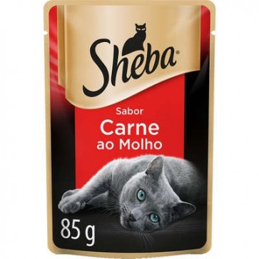 Sachê Alimento para Gato Carne Sheba 85g