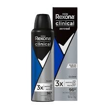 Desodorante Aerosol Rexona Clinical Clean Masculino 150ml