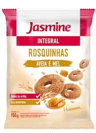 Biscoito Jasmine Rosquinha Aveia e Mel 150g