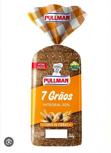 Pão 7 grãos integral Pullman 450g