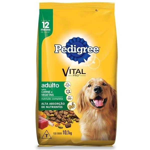 Ração para Cachorro Adulto Carne/Vegetais Pedigree 10,1kg