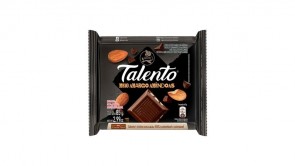 Chocolate Talento Garoto Meio Amargo com Amêndoas 85g