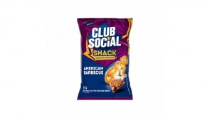 Snack Club Social Assado e Crocante American Barbecue 68g
