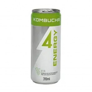 Kombucha 4 Energy Uva - lata 310ml 