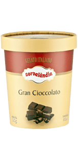 Sorvete Gran Cioccolato Sorvelândia 950ml