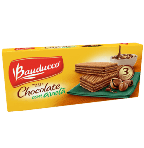 Wafer Chocolate com Avelã  Bauducco 140g