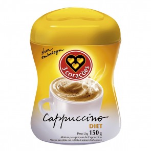 Cappuccino Diet 3 Corações 150g